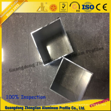 China Aluminum Manufacturs Supplies Stocked Aluminum Square Pipe